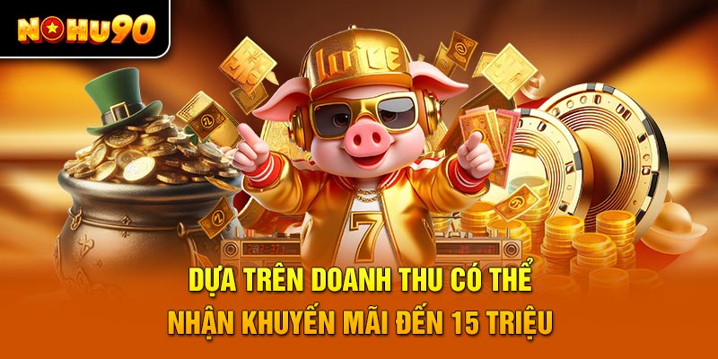 Dựa trên doanh thu có thể nhận khuyến mãi đến 15 triệu