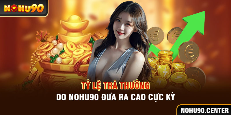 Tỷ lệ trả thưởng do Nohu90 đưa ra cao cực kỳ 